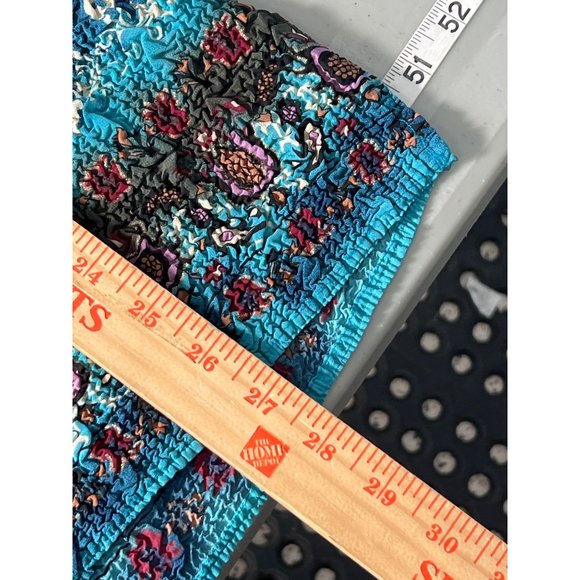 UBU Vintage 90s Textured Cardigan Women XL Crinkle Floral Retro Bohemian Texture - Picture 5 of 8